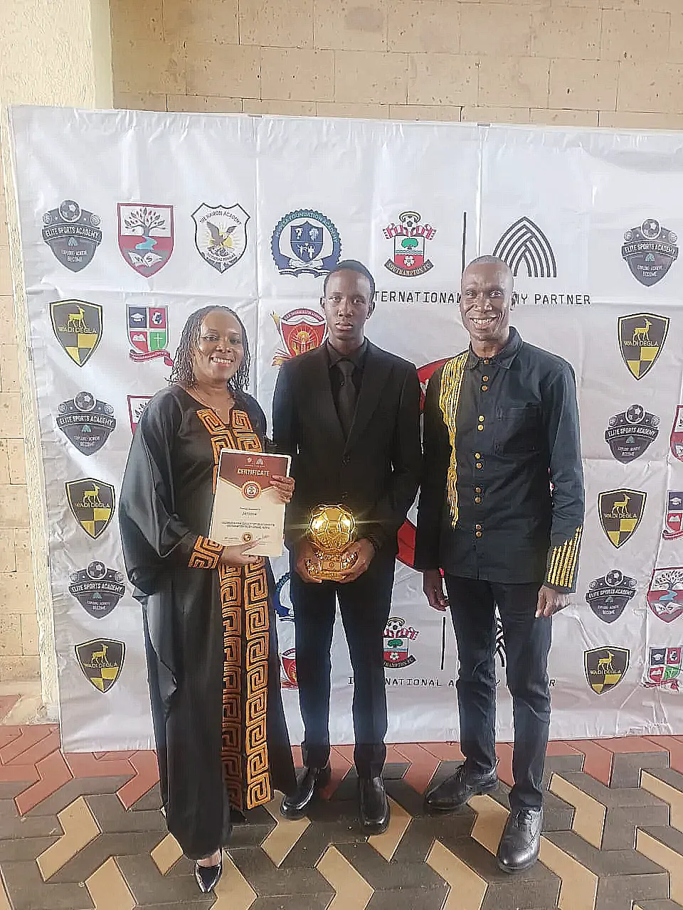 With Parents at Gala